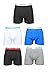 GRAT.UNIC Boys 5-Pack Cotton Classic Boxers Briefs Shorts with Sexy Pouch S~XXL