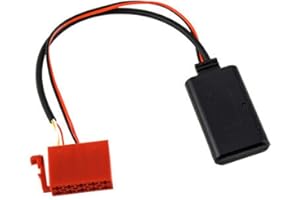 Car Wireless Bluetooth Receiver Replacement for Mercedes W124 W140 W202 W210 R129, Audio AUX Module Handsfree Music Adapter C