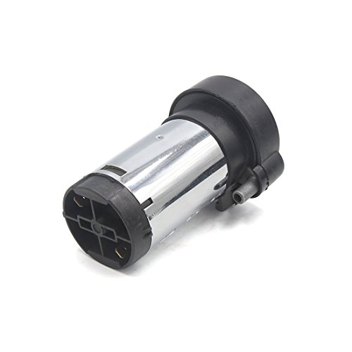 uxcell DC 12V Silver Tone Black Metal High Sound Electric Air Pump for Car Vehicle