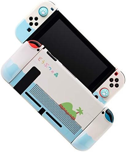 Nintendo Switch 最安値挑戦 カバー Switch 分体式 対応 任天堂スイッチ カバーラウンドなシリコーン保護カバー アクセサリ 動物林保護カバー