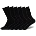 EnerWear-Coolmax 6P Pack Women's Aloe Infused Modal Dress Socks (US 9-11, Black)
