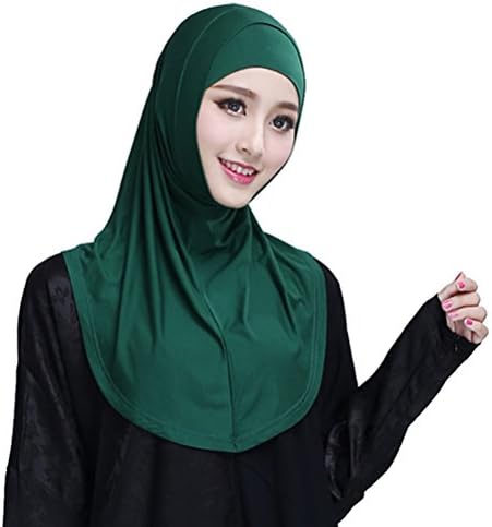Rosybeat Women's Turbans Solid Colors Hijab Scarf Muslim Headscarf