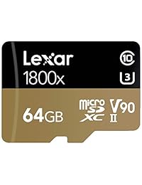 Lexar Professional LSDMI128CRBNA1800R - Tarjeta de memoria (microSDXC, 128 GB, UHS-II, con lector USB 3.0)