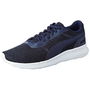 Puma Boy’s ST Activate Heather Peacoat White Sneakers-11 (36937903)