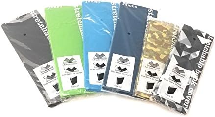 4 Jumbo and 2 Camo Book Cover for School Textbooks Bundle, Large Stretchable Cloth Protector Covers, four solid colors
