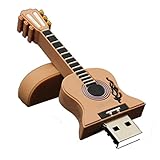 Bolayu 8GB U Disk Thumb Guitar USB 2.0 Metal Flash Memory Stick Storage Khaki