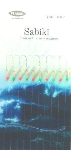 5 Packs of Daylight Sabiki mackerel Bait Rigs for Boat Fishing