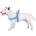 Didog Soft Flannel Padded Dog Vest Harness, No Pull/Quick Fit Reflective Dog Strap Harness, Easy for Training Walking (M:Chest 21-26