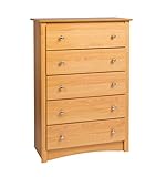 Maple Sonoma 5 Drawer Chest