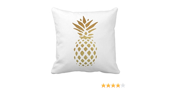 gold pineapple pillow