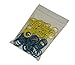 (100 Pack) Soft Stitch Ring Markers, Blue & Yellow (Medium Size for Needle Sizes 9-15, Includes 2 Colors, for Knitting/Crochet/etc)