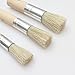 WonBuss 3Pcs Stencil Brushes Set, Art Crafts Paint Brush with Pure Natural Hog Bristle