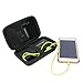 Khanka Carrying Travel Case For RAVPower 16750mAh / 13000mAh / 13400mAh Portable External Charger Battery Power Bank - Black