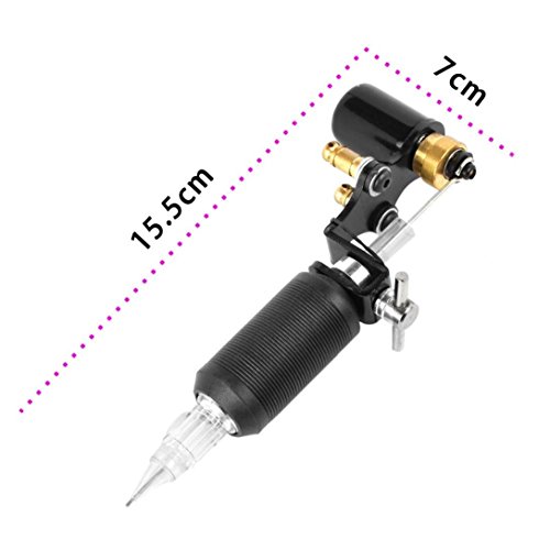 Professional Tattoo Motor Machine, Bolayu Body Art Rotary GunLinner Shader Equipment (Black)