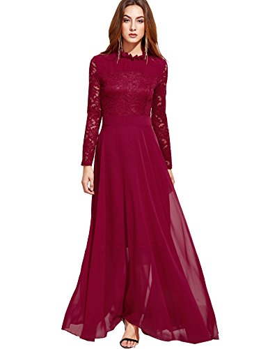 shein long sleeve maxi dress