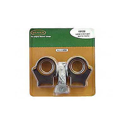 Weaver Detachable 30mm High Top Mount Rings (Matte Black) Weaver Detachable 30mm High Top Mount Rings (Matte Black)
