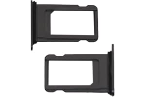 2X Sim Card Holder Slot Sim Card Tray Replacement for iPhone SE 2nd Gen 2020 (Black)