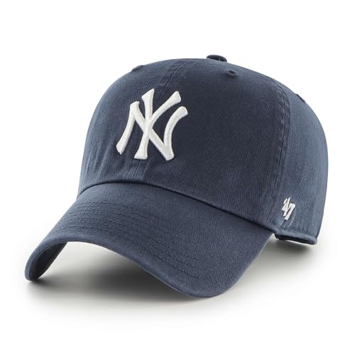47 New York Yankees Clean Up Cap für Erwachsene, Unisex, Marineblau, Einheitsgröße