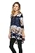 Frumos Womens Tunic Top For Leggings High Low T-Shirts X-Large Navy