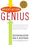 Negotiation Genius: How to Overcome Obstacles and Achieve Brilliant Results at the Bargaining Table and Beyond cover