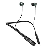 Bluetooth Headphones ZOETOUCH Wireless Neckband Headset V4.1 Bluetooth Magnetic Stereo Noise Cancelling Earbuds In Ear with Mic-Black