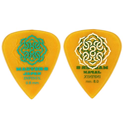 MASTER 8 JAPAN IFHPR-TD080 INFINIX TEARDROP Hard Polish with Rubber Grip 0.8mm ギターピック×10枚商品画像