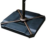 Abba Patio Umbrella Base Plate Set,Plastic,Black