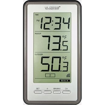 La Crosse Technology WS-9160U-IT Digital Thermometer with Indoor/Outdoor Temperature