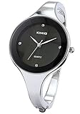 AsiaLifestyle Elegent fashion round face lady's women's bracelet bangle wrist quartz watch