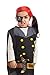 IQ Toys Boys and Girls Costumes Dress Up costumes play Set - 11 Pc Pretend Set for Kids Comes with Car Racer, Knight, Cowboy, Construction Worker, and Pirate Costume