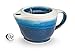 Georgetown Pottery G20 Shaving Scuttle Mug - Cobalt & Purple - 20 Ounce Reservoir - Hand Made in USA