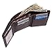 Extra Capacity Trifold Wallet for Men - RFID Blocking Genuine Leather Wallet