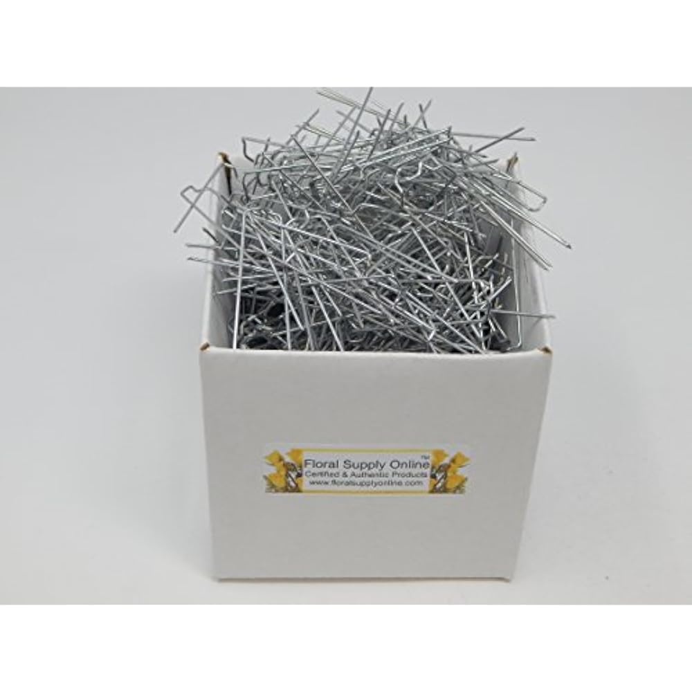 2 Inch Greening Pins (350 Pins) Floral Fern Straw Wreaths, Holiday