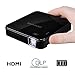 Magnasonic Mini Portable Pico Video Projector PP71, HDMI, Battery, Speakers, 50 ANSI Lumens for Movies, Presentations