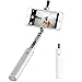 MIPOW Bluetooth Selfie Stick, Extendable Monopod with Built-in Wireless Remote Shutter & Anti-loss Alarm, 75-Hour Long Battery Life for iPhone Xs/X/8, Galaxy S9/S8/Note/Edge