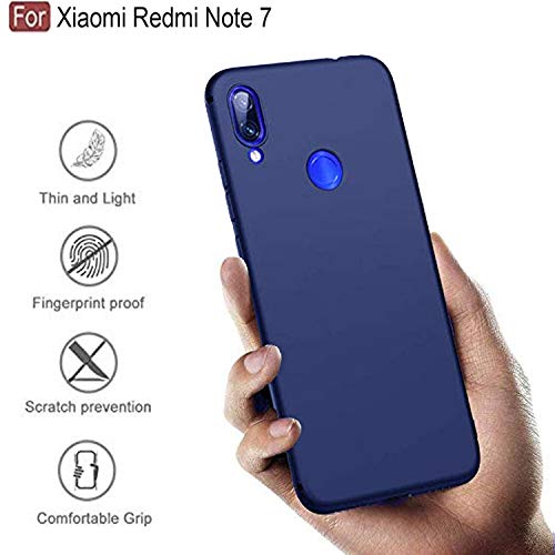 CEDO All Side Rubberised Matte Soft Silicon Flexible Back Case Cover for Xiaomi Redmi Note 7 / Xiaomi Redmi Note 7 Pro (