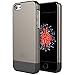 Encased Holster Belt Clip Case Compatible to iPhone SE (SlimSHIELD Series) Ultra Slim Hybrid Shell + Durable Protection (Apple iPhone SE 5 5S) (Metallic Gray)