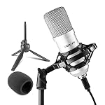VONYX-CM300S-Condenser-Microphone-Podcast-Broadcasting-USB-Computer-Studio-Kit-with-Mic-Tripod-Stand-Shock-Mount-Silver