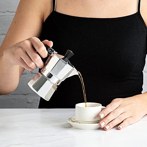 Primula Stovetop Espresso and Coffee Maker, Moka Pot for Classic