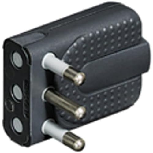 bticino S2466TG Negro adaptador de enchufe eléctrico - Adaptador para enchufe