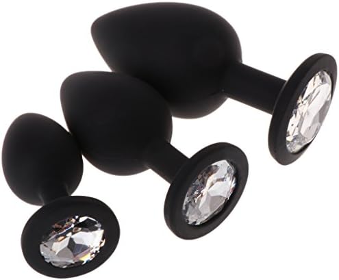 Cansenty 3pcs Silicone Amal Plug Toy