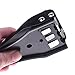 Cosmos Universal Sim Card Cutter, 2 in 1 Standard SIM/Micro SIM Card Cutter with Adapters and Eject Pin for Smartphone, Cell Phone, Mobile Phone, with 1 Pc Marble Pattern Storage Bag
