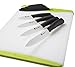 Chef Made Easy Ceramic Knife Set 9 Piece – Kitchen Knives with Case (Knife Sheaths) – Add to Collection of Cutlery Kitchen Utensils – Use as Bread, Vegetable and Chef Knife – (Black Set)