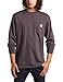 Carhartt Men's Loose Fit Heavyweight Long-Sleeve Pocket T-Shirt (Closeout), Charcoal, 4X-LargeX-Large