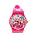 JoJo Siwa Pink Analog Watch Hearts and Stars