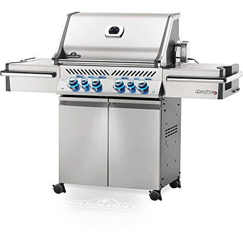 Napoleon PRO500RSIBPSS3 Prestige PRO 500 RSIB Propane Gas Grill, 900 sq.in. + Infrared Side and