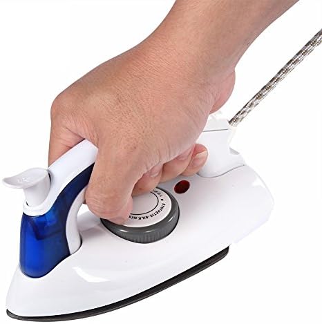 Mini Portable Foldable Electric Steam Iron For Clothes With 3 Gears Teflon Baseplate Handheld Flatiron For Home Travelling
