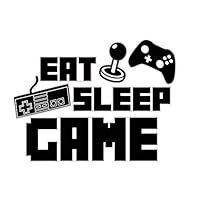 Lovfa 3D Eat Game Sleep Wall Decor DIY Wall Sticker Decal Removable Home Decoration Art Mural Wallpaper