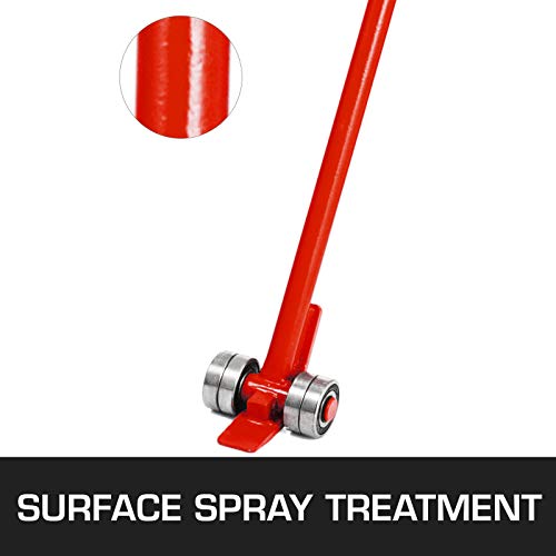 BestEquip 3T Prylever Bar 6600 lbs Capacity Steel Pry Lever Bar Heavy