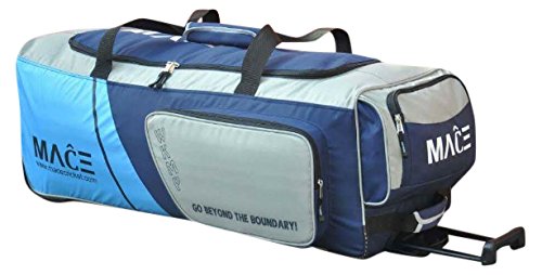 MACE Premier Cricket Kit Bag, Navy-Aqua